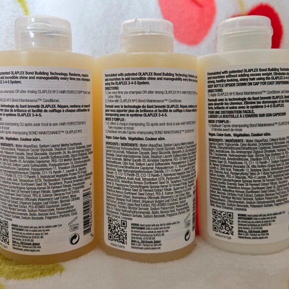 Olaplex No. 4 Bond Maintenance Shampoo x2 + No. 5 Conditioner x1 - Picture 2 of 3
